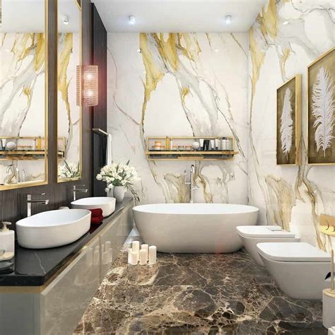 Top 70 Best Marble Bathroom Ideas - Luxury Stone Interiors