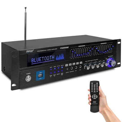 Buy Pyle 6-Channel Bluetooth Hybrid Home Amplifier - 2000W Audio Rack ...