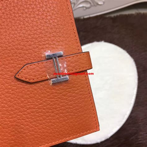 Hermes Bi-Fold Wallet H006 orange