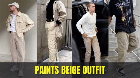 Beige Pants Outfit For Men | Beige Pants Outfit Ideas | How To Style ...