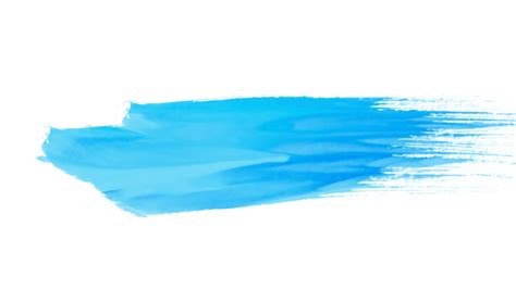 Watercolor Blue Brush Stroke, Watercolor, Abstract, Brush PNG ...