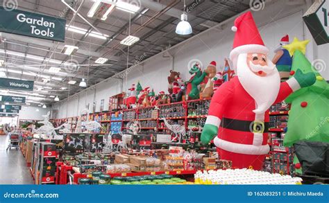 Christmas Decoration Products at a Bunnings Store Editorial Photo ...