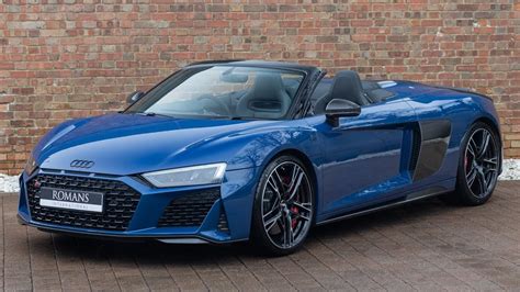 2020 Audi R8 Spyder V10 Performance Carbon Black - Ascari Blue ...