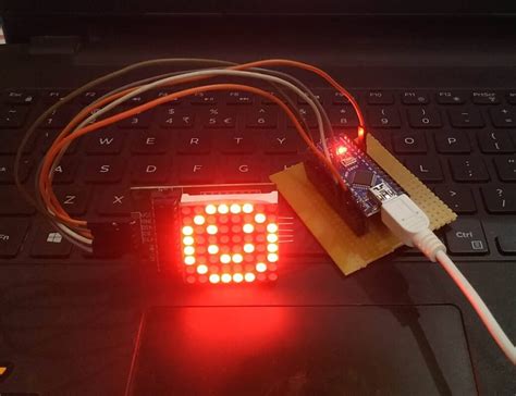 8x8 LED Matrix using Arduino | facial expression on LED matrix