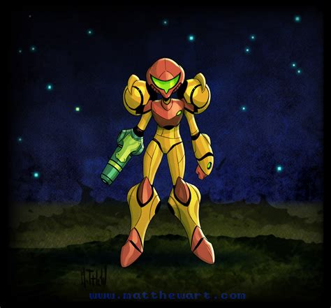 MIGHTY m@u Monster Robot: Metroid NES ending with the loverly Samus Aran