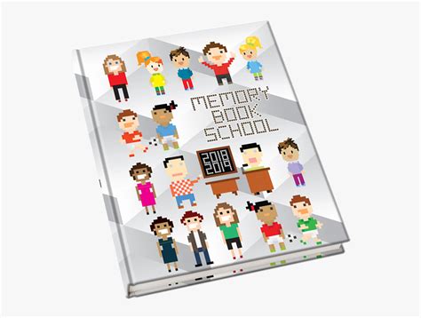 Yearbook Clipart Information Book - Elementary School Yearbook Cartoon ...