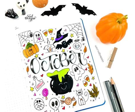 EASY HALLOWEEN DOODLES - Vial Designs