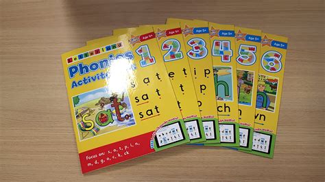 Phonics Activity Books 1-6 - YouTube