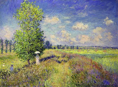 The Summer, Poppy Field - Claude Monet - WikiArt.org - encyclopedia of ...