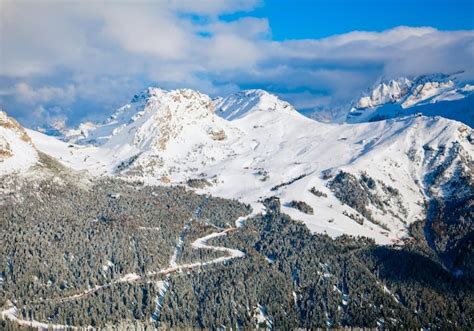 Premium Photo | Ski resort in dolomites