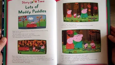 Lots of Muddy Puddles! Peppa Pig Story Book Read Aloud - YouTube