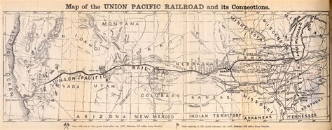 Transcontinental Railroad Map