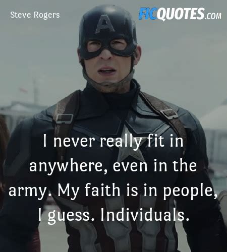 Steve Rogers Quotes - Captain America: Civil War