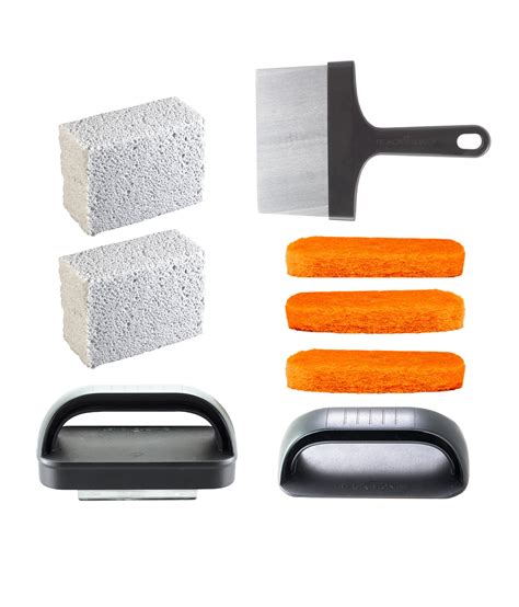 Buy Blackstone 8 Piece Griddle Cleaning Kit for Hot or Cold Surfaces ...