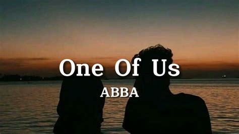 Abba One Of Us, Studio Album, Pop Group, Lyrics, The Creator, Songs ...