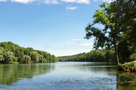 River Oise, France. stock photo. Image of calm, france - 113384316