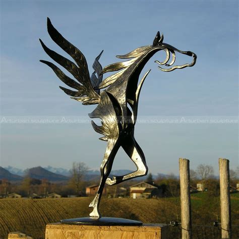 Abstract Horse Sculptures