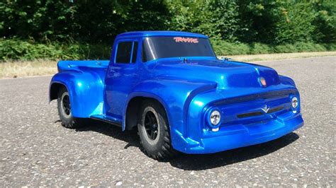 Traxxas Slash 4x4 Proline '56 F100 body. - YouTube