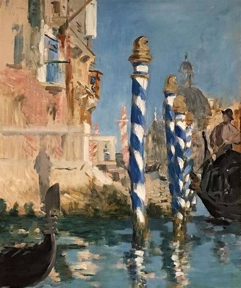 Edouard Manet, View in Venice--The Grand Canal, 1874 | Venice painting ...