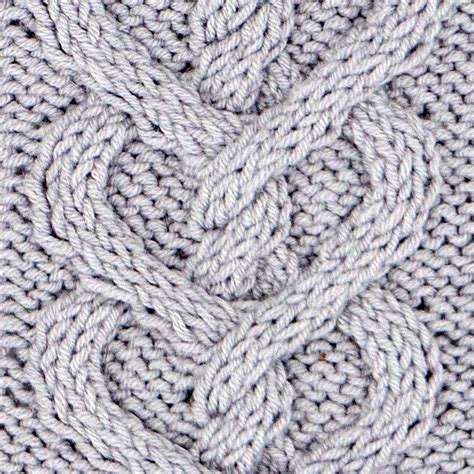 Braided Heart Cable Stitch Knitting Pattern (Right Side) | Cable ...