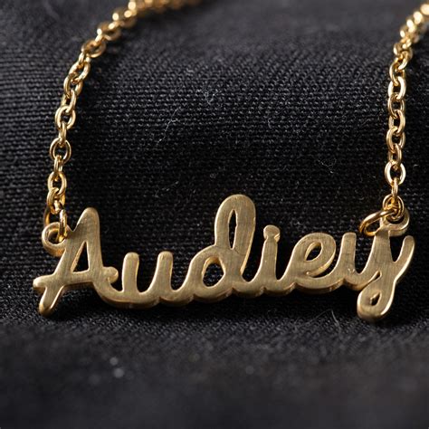 Gold Necklaces With Names On Them at Phillip Lackey blog