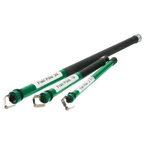 Greenlee FP24 24' Fish Pole | Wire Fishing Tool | Fiberglass | Fishing ...