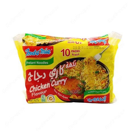 Indomie Instant Noodles Chicken Curry Flavour 10 Pack - Buy Online