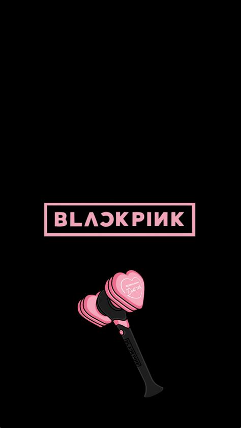 Black Pink Logo Desktop Wallpaper