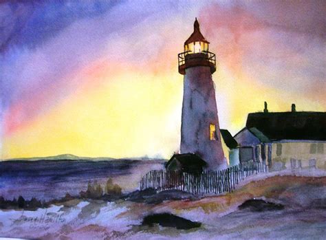 paintings of lighthouses in maine - basicdruiddeckhearthstone