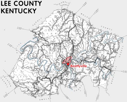 Lee County, Kentucky - Kentucky Atlas and Gazetteer