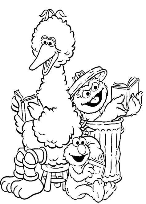 Big Bird Coloring Pages - Best Coloring Pages For Kids