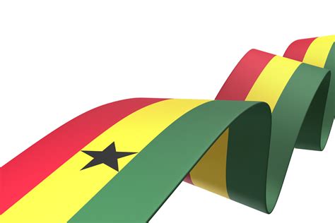 Ghana flag design national independence day banner element transparent ...