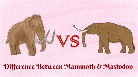 Mammoth VS Mastodon...who was stronger than another? - YouTube