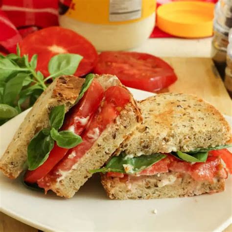 Tomato Sandwich | Just A Pinch Recipes