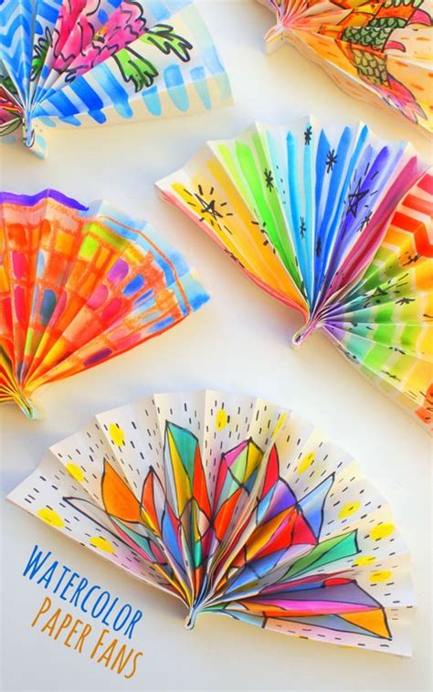 Paper Craft Paper Fans - Origami