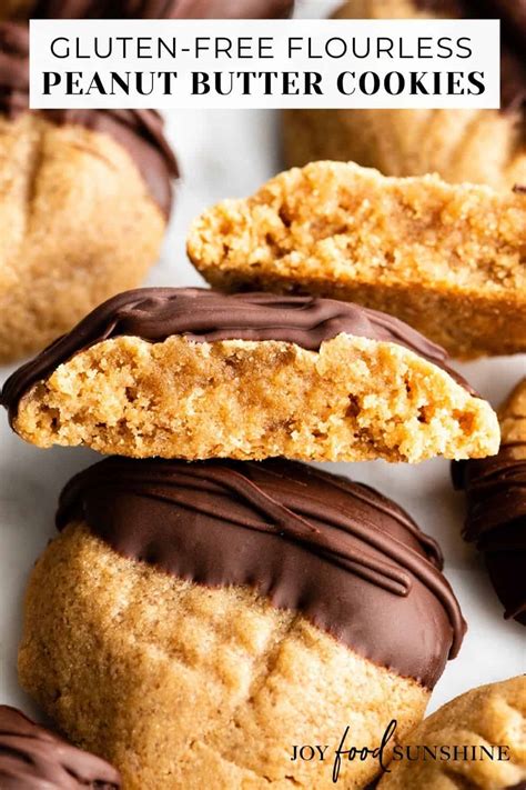 Flourless Peanut Butter Cookies (Gluten-Free) - JoyFoodSunshine