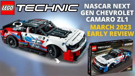 LEGO Technic NASCAR Next Gen Chevrolet Camaro 42153 EARLY 2023 Review ...