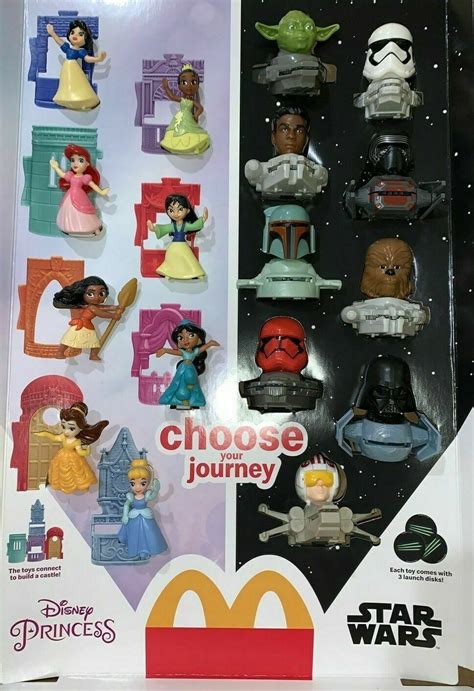 2021 McDONALD'S Star Wars and Disney's Princess HAPPY MEAL TOYS Or Set ...