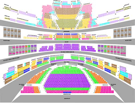 Opera House Studio Seating Map - Image to u