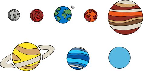 Solar System Planets Clipart - Full Size Clipart (#3464874) - PinClipart