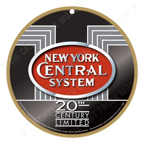 New York Central Railroad Logo Wood Plaque / Sign