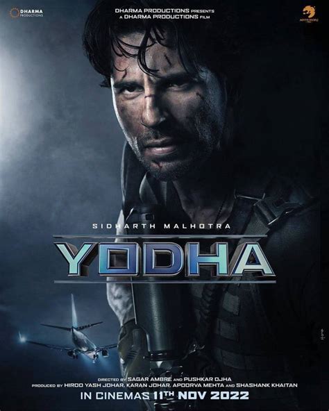 Yodha Movie (2022): Cast | Trailer | First look | Songs | Date of ...