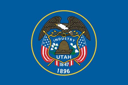 Stock Illustration - Utah state flag