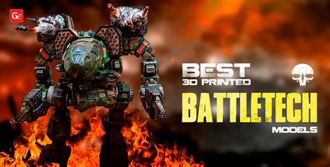 3D Printed BattleTech Models: Miniatures and Large-Scale Mechs