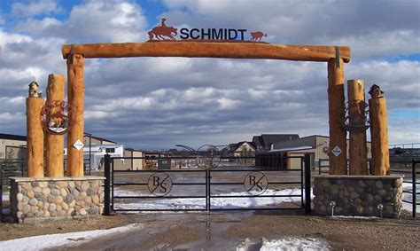 metal projects gates western entry ranching | for your entrance or ...