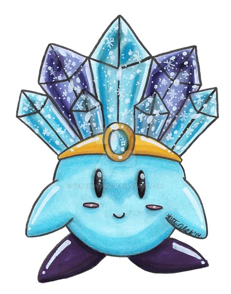 Ice Kirby by SeraphVern on DeviantArt