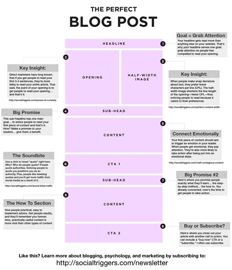 How to write the perfect blog post. Excellent visual!! #Tips #tutorial ...