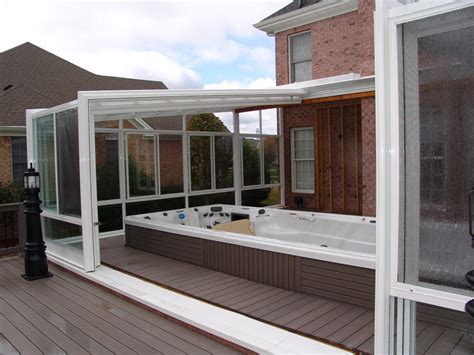 Glass Swim Spa Enclosures Manufactured by Roll-A-CoverAmerica's Leading ...