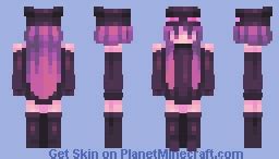 Enderman Girl Minecraft Skin