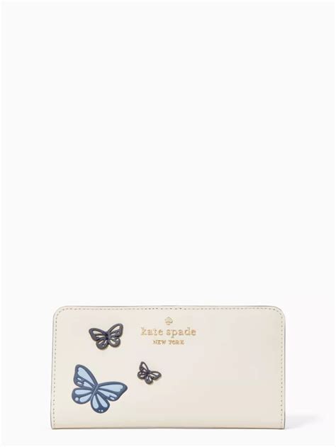 Large Slim Bifold Butterfly Wallet | Kate Spade Surprise